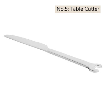 

304 Stainless Steel Tableware Creative Wrench Shape Fork Spoon Dinner Steak Cutter Spanner Cutlery Fruit Dessert Tea Picnic Flatwa