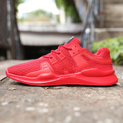 

Leyi mens shoes 2019 new Korean version of the wild casual shoes mens trend thick-soled wear-resistant shock-absorbing flying fabric running shoes