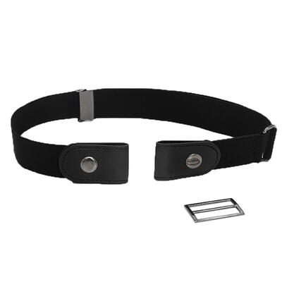 

Women Invisible Buckle Free Faux Leather Elastic Waistband Belt for Jeans Pants