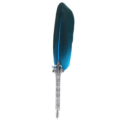 

Harry Potter Feather Dip Pen Vintage Metal School Writing Stationery Gift