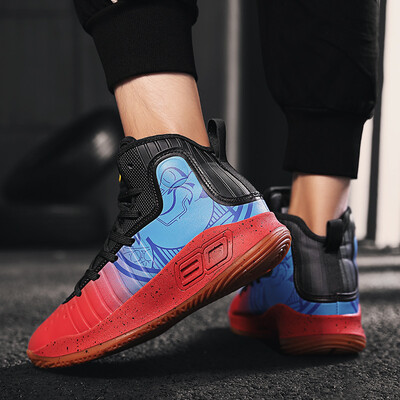 

Summer mens sports shoes lovers camouflage basketball shoes high shoes shoes tide shoes