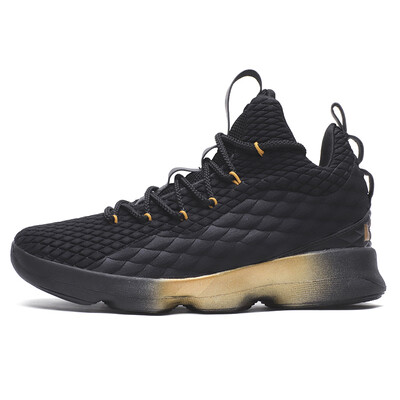 

New breathable high-heeled basketball shoes male shock absorption anti-skid wear-resistant war boots cement earth shoes female