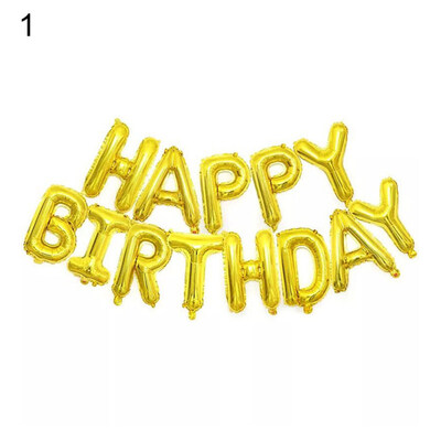 

Happy Birthday Letter Alphabet Air Balloon Kids Toy Wedding Party Decoration