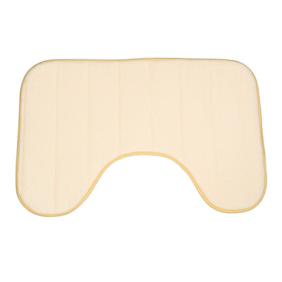 

〖Follure〗4060cm U Shaped Bath Mats Anti Slip Home Bathroom Beige