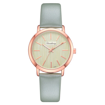 

Korean fashion casual retro PU watch AliExpress trend alloy female student temperament quartz watch