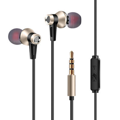 

In-ear Earphones 35mm Stereo Wired Control Music Universal Subwoofer Earbuds Earplug With Mic For Phone Samsung Xiaomi