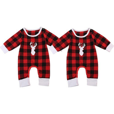 

Newborn Baby Boys Girls Christmas Romper Bodysuit Jumpsuit Outfits Clothes