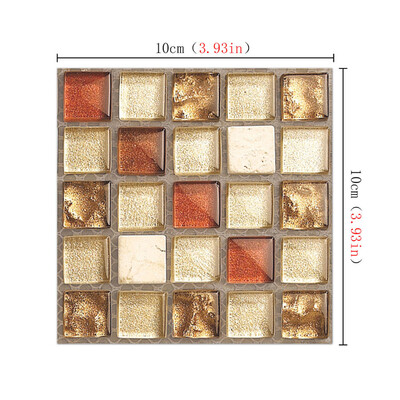 

〖Follure〗20Pcs Self Adhesive Tile Floor Wall Decal Sticker DIY Kitchen Bathroom Decor