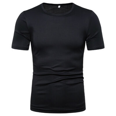 

Mens Slim Fit O Neck Short Sleeve Muscle Tee Shirts Casual T-shirt Tops Blouse