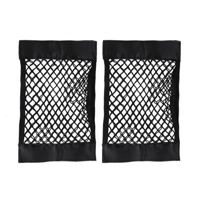 

Greensen 2pcs Car Trunk Interior Organizer Bag Mesh Net Rear Seat Storage Bag Holder Pocket