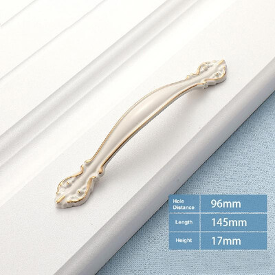 

Cabinet Pull Kitchen Cupboard Door Draw Handles Knobs Vintage European Style Aluminium Alloy Furniture Cabinet Hardware with Screw