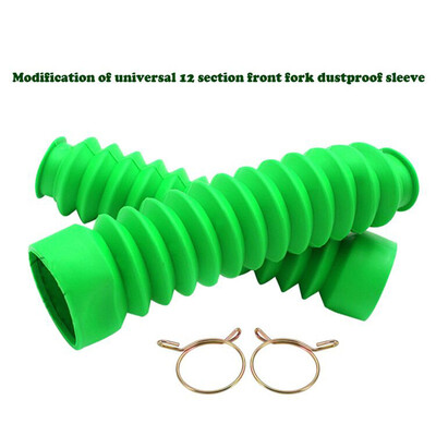 

2pcs Universal Motorcycle Front Fork Cover Motorcycle Gator Fork Boots Rubber