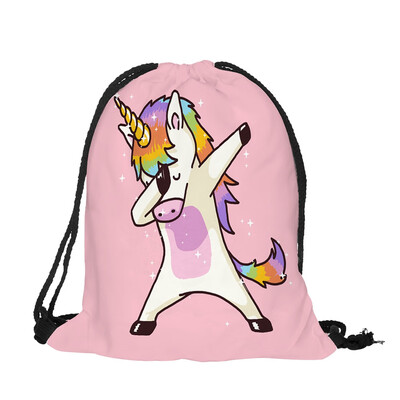

Childrens Unicorn Girls Back To School Kids Drawstring Bag PE Gym Shoe Backpack