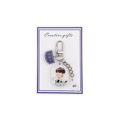 

Kpop BTS EXO BLACKPINK TWICE SEVENTEEN Acrylic Keychain Cute Keyring Charm