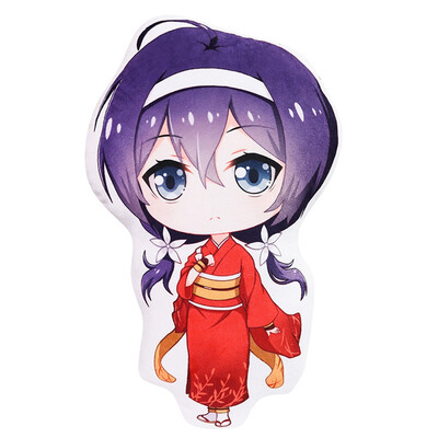 

Ailin Online Bungo Stray Dogs Throw Pillow 14 inch Super Kawaii Anime Plush Doll Toy for Home Sofa Decor