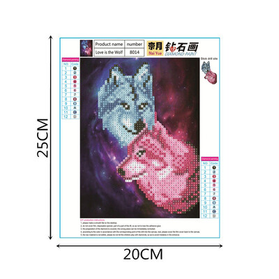 

Gobestart 5D Embroidery Paintings Rhinestone Pasted DIY Diamond Painting Cross Stitch