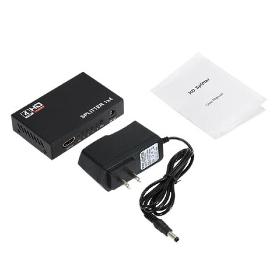 

HD Splitter 1080p 3D HD14 Switcher 1 Input to 4 Output 1 4 HD Amplifier