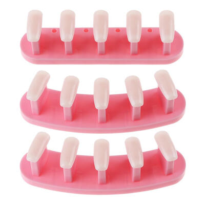 

3 in 1 Nail Holder Practice Training Display Stand with 15pcs Nail Tips