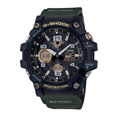 

Casio G-Shock GSG-100-1A3 Mudmaster Solar Wrist Watch Black And Deep Green For Men
