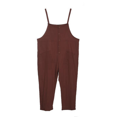 

Women Casual Cotton Overalls Jumpsuit Strap Rompers Dungaree Oversized Trousers