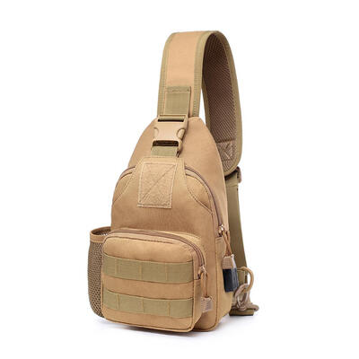 

900D Shoulder Chest Bag with USB Charging Port for Outdoor Sports Tourist
