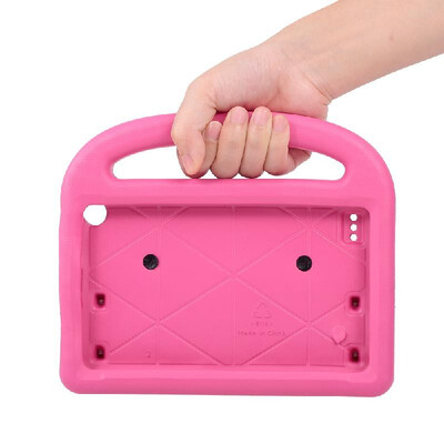 

Protective EVA Case for Amazon Fire7 20152017 Silicone Shockproof Handle Case Screen Protector Kids-friendly Pink