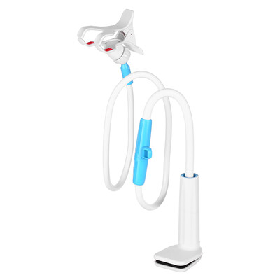 

Phone Bracket Adjustable Smartphone Brackets Gooseneck Monitor Holder Baby Monitor Holders Flexible Long Arm Clip Stand 360 Rotati