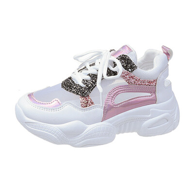 

Breathable mesh shoes Xia Liang slice hollowed - out muffin thick - bottom 100 lap sports sandals daddy shoes