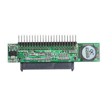 

25 Inch SATA to IDE Adapter Support ATA HDD Hard Disk Drive or SSD to Male 44 Pin Port Converter Horizontal Type