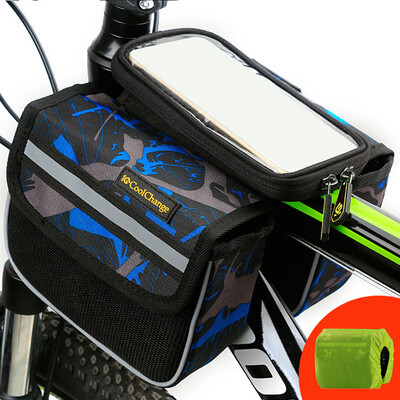 

Bicycle Touchscreen Phone Holder Frame Bag Pannier Tube Case Pouch Cycling Bike