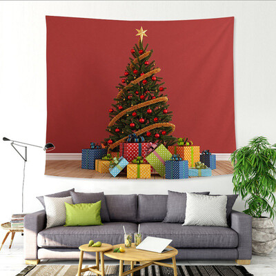

〖Follure〗Xmas Art Home Wall Hanging Tapestry Wall Ornamentation Christmas Wall Decor