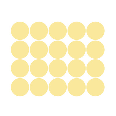 

〖Follure〗Easy Peel Stick Gold Wall Decal Dots 2 Inch 200 Decals Safe on Walls Paint