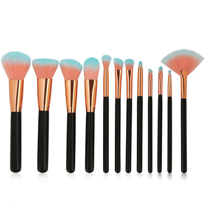 

Toponeto 12PCS1Set Cosmetic Makeup Brush Brushes Set Foundation Powder Eyeshadow BK