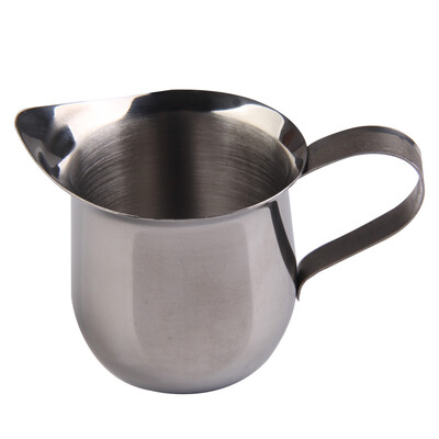 

New Stainless Steel Coffee Shop Small Milk Cream Waist Shape Cup Jug