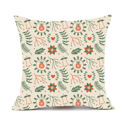 

Tailored Merry Christmas Pillow Cases Cotton Linen Sofa Cushion Cover Home Decor