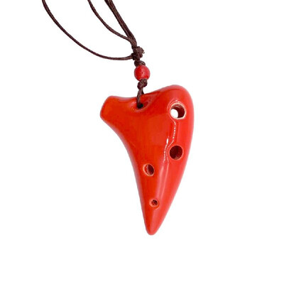

6 Holes Ceramic Ocarina Alto C Submarine Style Musical Instrument with Lanyard Music Score For Music Lover&Beginner