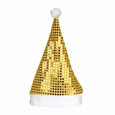 

Gobestart New Christmas Holiday Stars Print Xmas Cap For Santa Claus Gifts Nonwoven Cap
