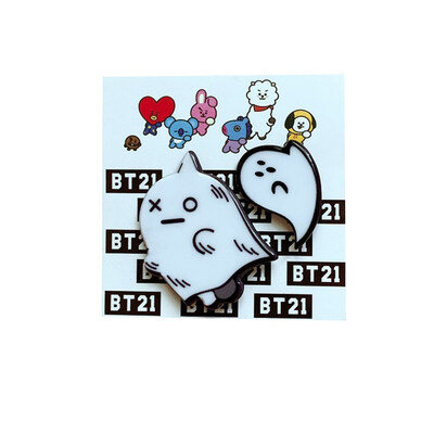 

dongguanjingxi 2 Pack Kpop BTS Brooch Pin Bangtan Boys Halloween Acrylic Badge