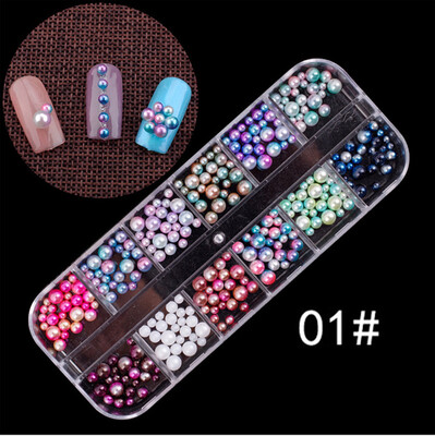 

〖Follure〗Colorful Nail Art Tips Stickers 3D Laser Makeup Manicure DIY Decals Decoration