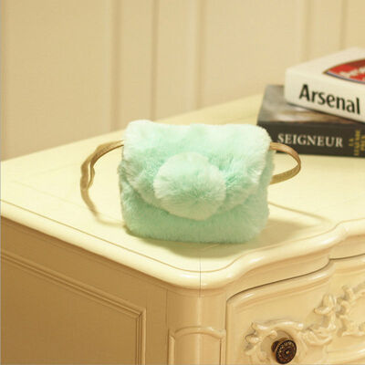 

2018 New Style Fashion Princess Solid Soft Ball Pretty Shoulder Cross Body Shop Handbag Messenger Hot