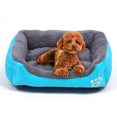 

HANHANLEYUAN Pet Supplies Kennel Cat Worm Dog Mat Small Dog Teddy Pet Nest Dog Bed Cat Winter Kennel Mat House  No 42X32cm
