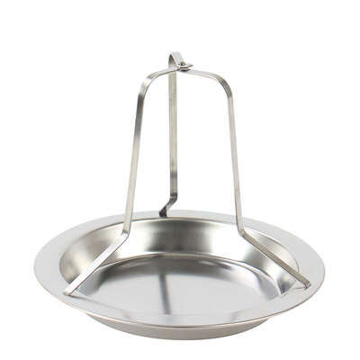 

Chicken Holder Pan Stainless Steel Outdoor Camping BBQ Upright Grilled Roast Rack Baking Roasting Stand