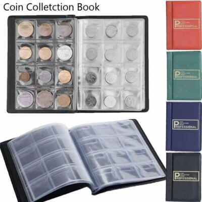 

120 Collecting Collection Coin Penny Money Storage Album Book Holder Case
