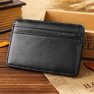 

Tailored Retro Men Leather Magic Money Clip Slim Mens Coin Wallet ID Credit Card Package