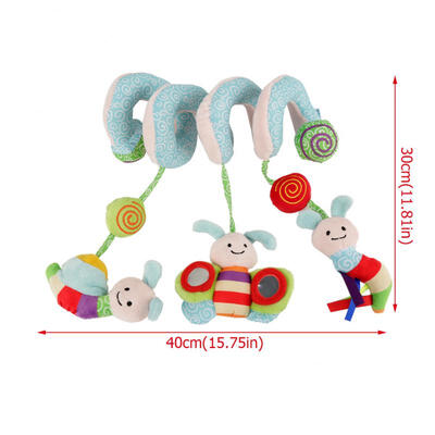 

Greensen Infant Baby Kids Spiral Bee Insect Hanging Toy with MusicSound for Crib Bed Stroller Pushchair
