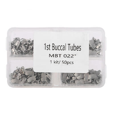 

Greensen 50 SetBag Dental Orthodontic Tube 1st Molar Roth Single Buccal Tube