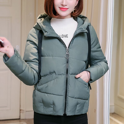 

Roseonmyhand Fashion Women Winter Warm Cotton Hooded Winter Jacket Long-Sleeved Coat