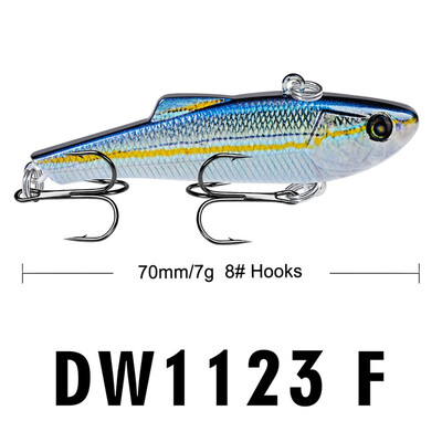 

VISSEN 1pcslot 7cm 7g Swim Fish Fishing Lure Artificial Hard Crank Bait Topwater Wobbler Mini Fishing Crankbait Lure Fishing