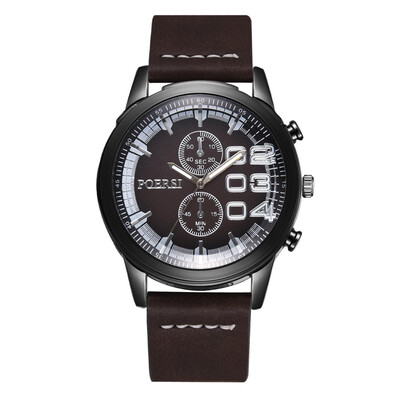 

Trend fashion big business belt watch casual mens quartz watch