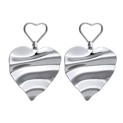 

New trendy earring jewelry irregular round metal earring geometric earring for women 2019 wholesale factory